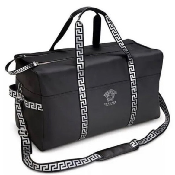 Versace Handbags - Versace Duffle Bag black and silver